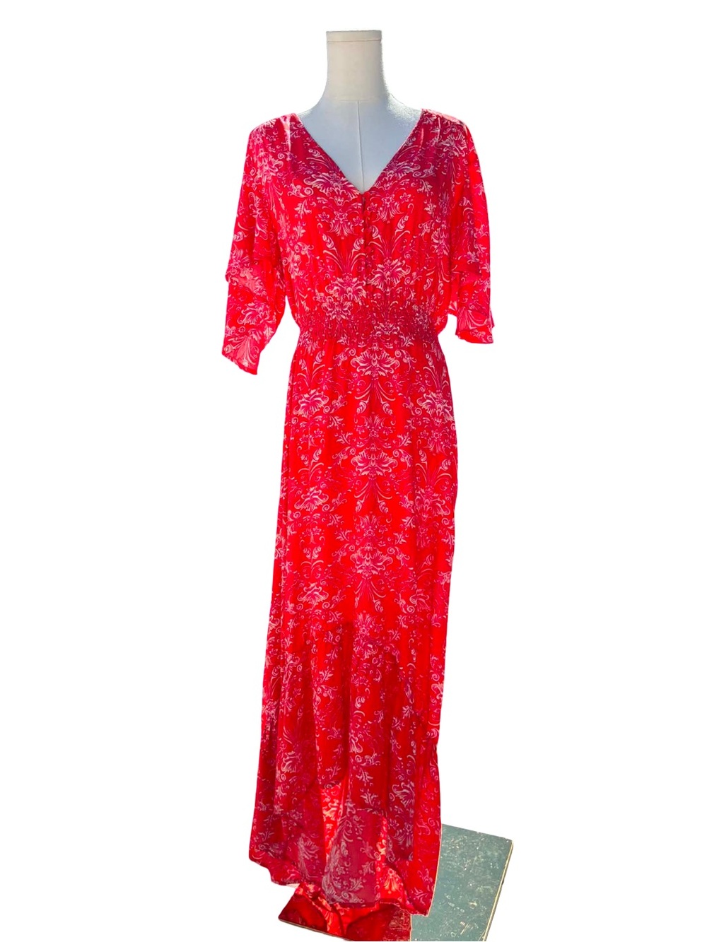 Anthropologie Able The Label Prairie Front Maxi Dress